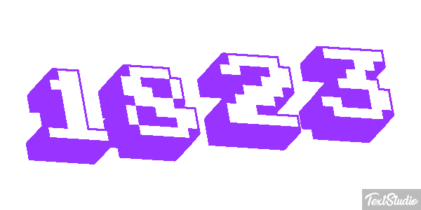 1823 Text effect