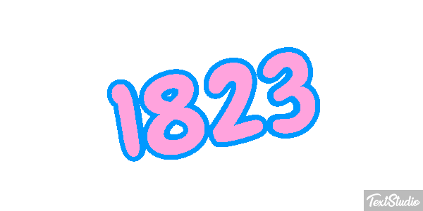 1823 Text effect