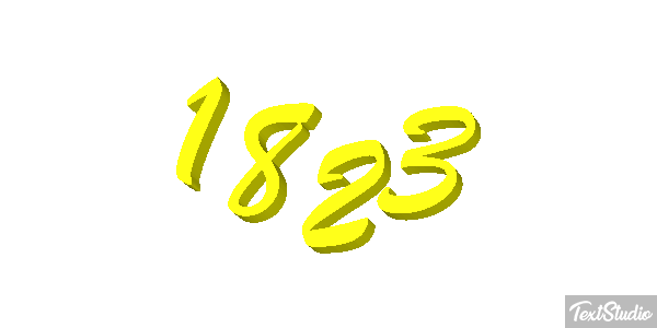 1823 Text effect
