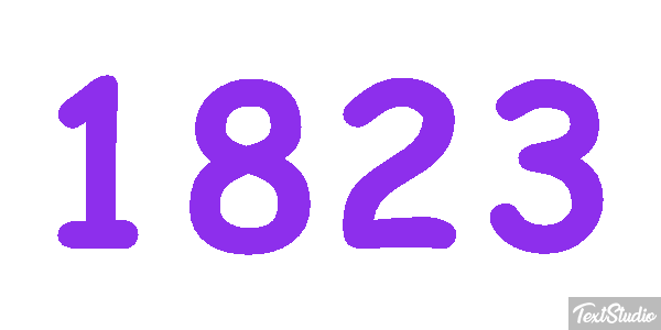 1823 Text effect