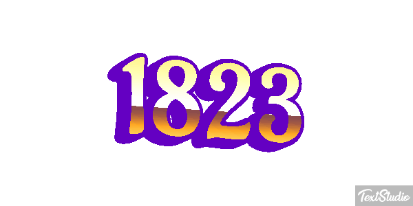 1823 Text effect