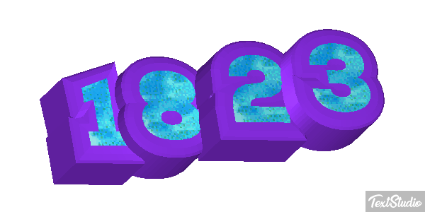 1823 Text effect