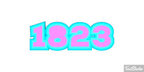 1823 Text effect