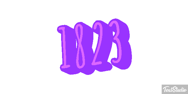 1823 Text effect