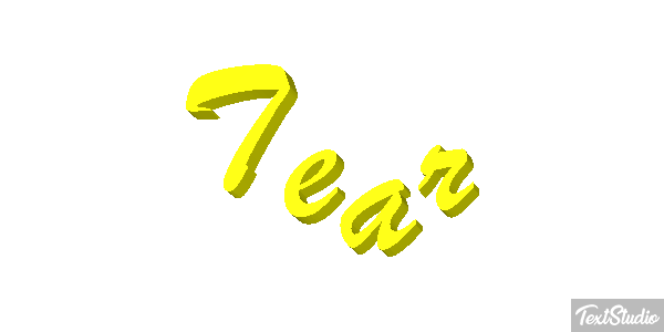 Tear Efecto de texto