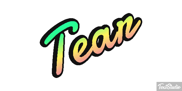 Tear Efecto de texto