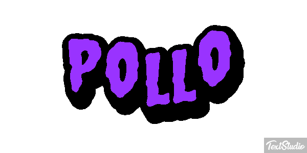 Pollo Efecto de texto