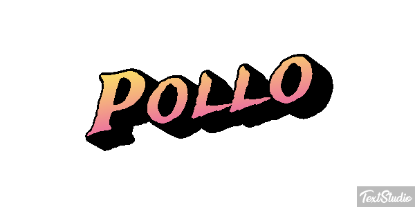 Pollo Efecto de texto