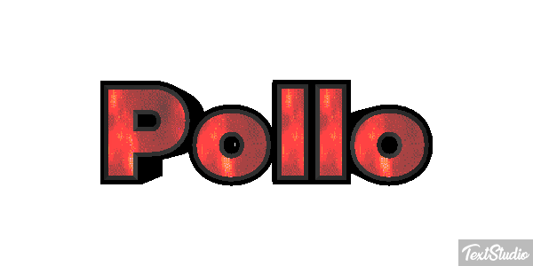Pollo Efecto de texto