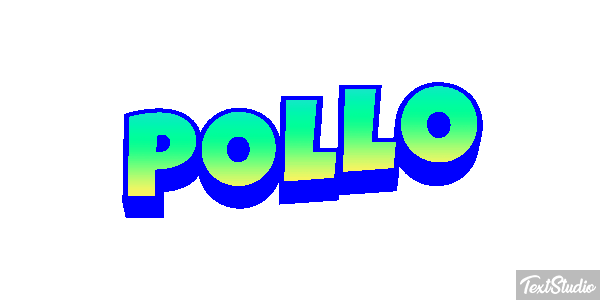 Pollo Efecto de texto