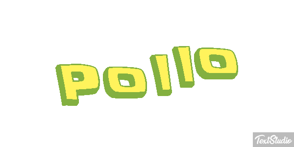 Pollo Efecto de texto