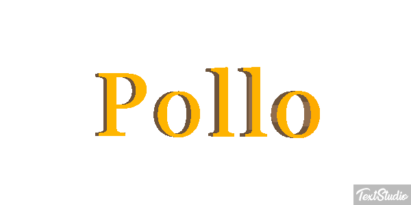 Pollo Efecto de texto