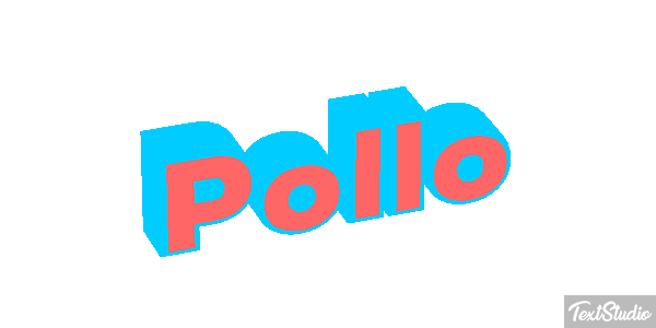 Pollo Efecto de texto