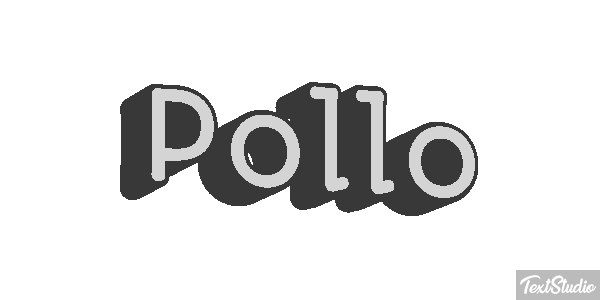 Pollo Efecto de texto