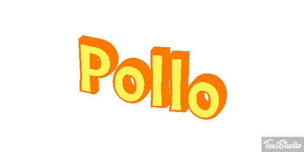 Pollo Efecto de texto