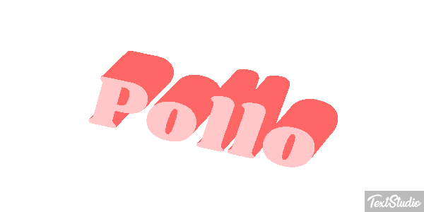Pollo Efecto de texto