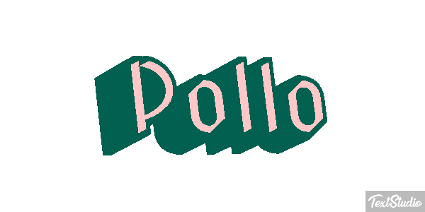 Pollo Efecto de texto