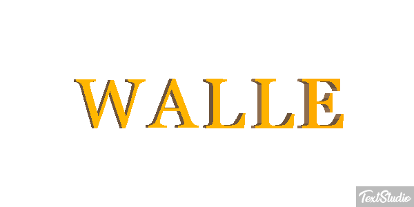 WALL·E Текстовый эффект