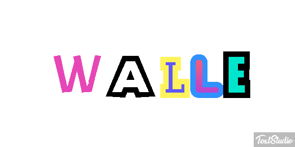 WALL·E Текстовый эффект