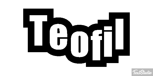 Teofil Effetto testo