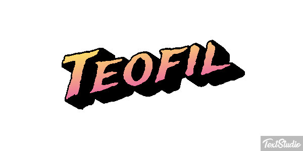 Teofil Effetto testo