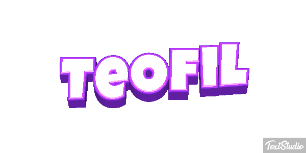 Teofil Effetto testo