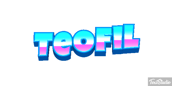Teofil Effetto testo