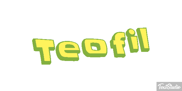 Teofil Effetto testo