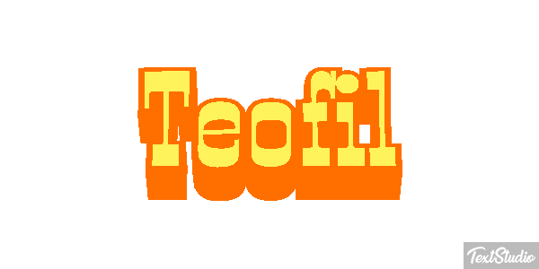 Teofil Effetto testo