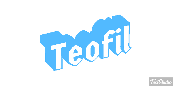 Teofil Effetto testo