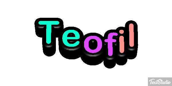 Teofil Effetto testo