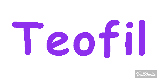 Teofil Effetto testo
