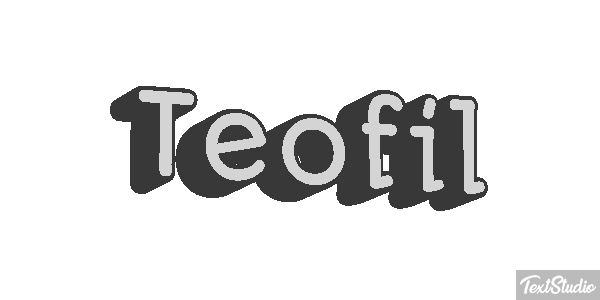 Teofil Effetto testo