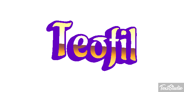 Teofil Effetto testo