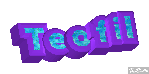 Teofil Effetto testo
