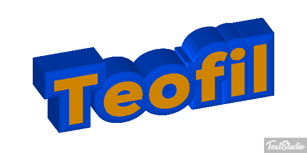 Teofil Effetto testo
