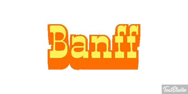 Banff Text effect