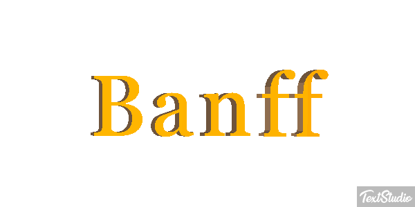 Banff Text effect