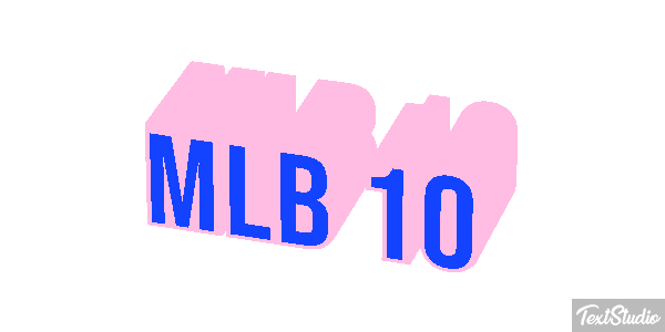 MLB 10 Effetto testo
