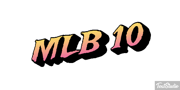 MLB 10 Effetto testo