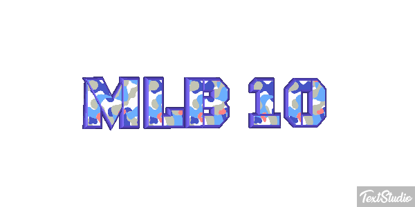 MLB 10 Effetto testo