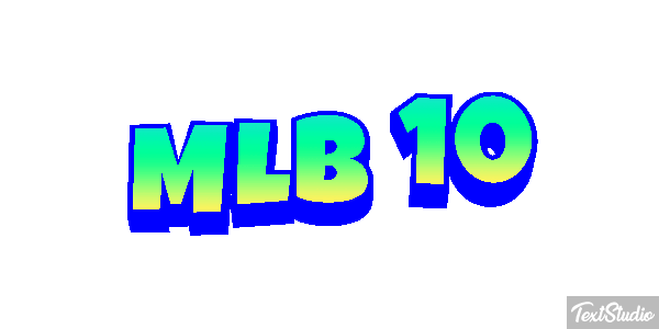 MLB 10 Effetto testo
