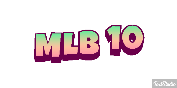 MLB 10 Effetto testo