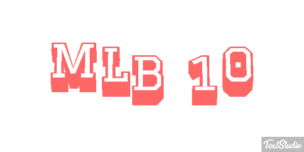 MLB 10 Effetto testo