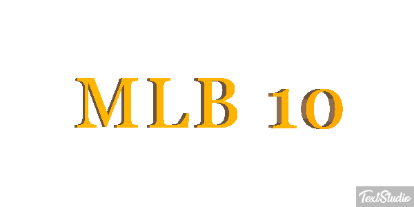 MLB 10 Effetto testo