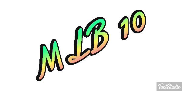 MLB 10 Effetto testo