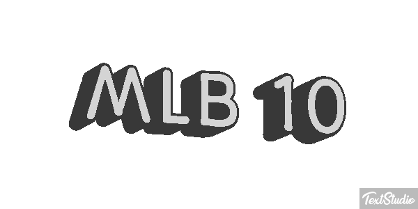 MLB 10 Effetto testo