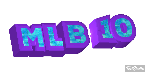 MLB 10 Effetto testo