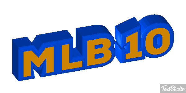 MLB 10 Effetto testo