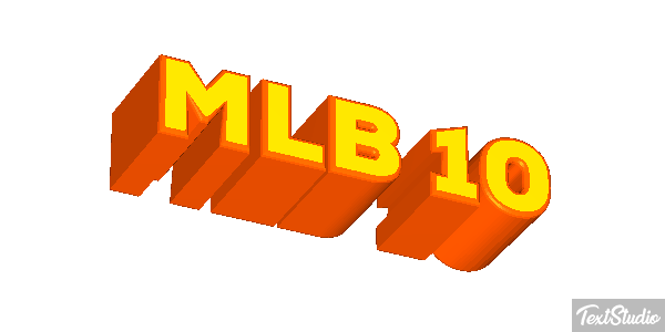 MLB 10 Effetto testo